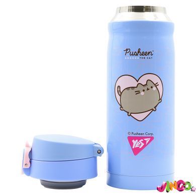 Термос Yes "Pusheen" 350 мл, блакитний (708331)