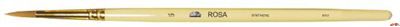 Кисточка "Roubloff", синтетика, круглая, длинная ручка, покрыта лаком, 1312, №00