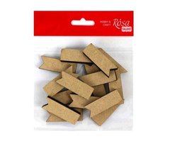 Мини-заготовка деревянная ROSA TALENT Тег №1 МДФ 4,7х1,7 см (2809068)