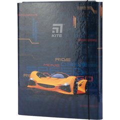K20-213-02 Папка для праці А4, Kite, Fast Cars
