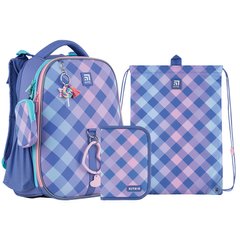 Набір рюкзак + пенал +сумка для вз. Kite 531M Purple Chequer