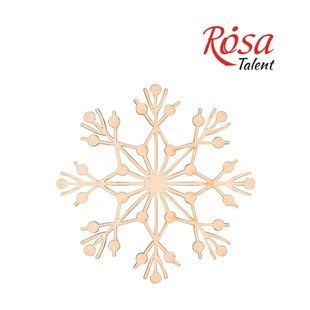4801512 Заготовка Сніжинка 2, фанера, Д:10см, 4шт, ROSA Talent