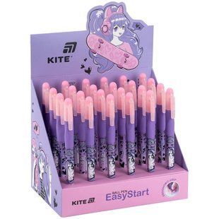 Ручка кулькова Kite EasyStart Anime Dream (K26-099-1), синя