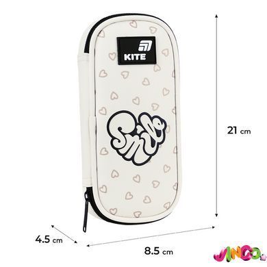74473 Пенал Kite 662 Shimmer Smile, Бежевий