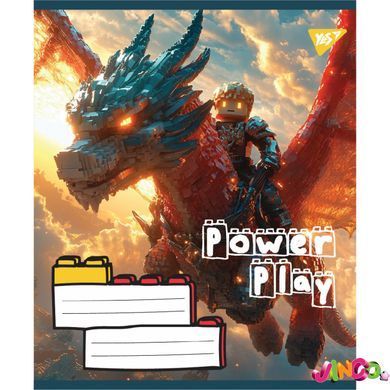 Зошит учнівський шкільний, А5 12 лін. Yes Power Play (767847)