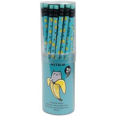 K21-056-4 Карандаш графитный с резинкой Bananas, 36шт., туба