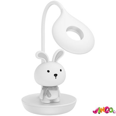 Настольная лампа LED с аккумулятором Bunny, белый