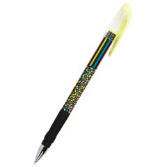 AB1049-34-A Ручка кулькова Neon mosaic, синя