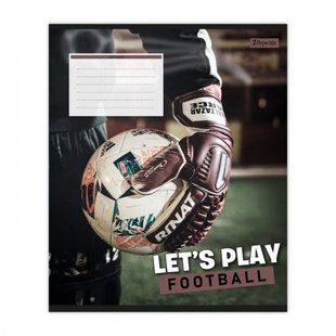 768751 Зошит учнівський 1В "Let's play football" А5 18 лін.