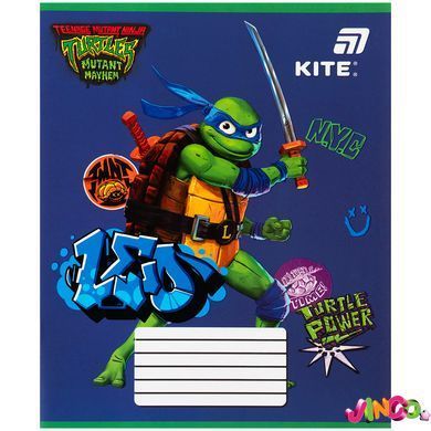Зошит шкільний Kite Ninjia Turtles NT26-235, 12 аркушів, коса лінія