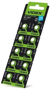 Батарейка AG 1 (LR621) blister card 10 pc