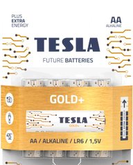Лужні батарейки TESLA Batteries 1.5V AA / LR06 GOLD+;