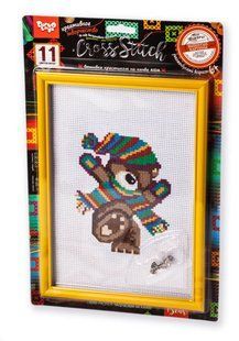 Набір креативної творчості "Вишивка хрестиком на канві CROSS STITCH" RUS УПАКУВАННЯ, VKB-01-01,02,03.,04...15