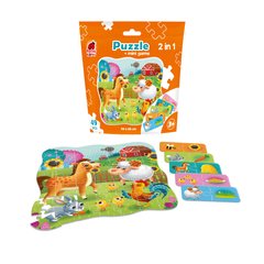 RK1140-05 Puzzle in stand-up pouch "2 in 1. Farm" RK1140-05