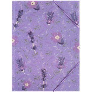 1509-39-A Папка на гумках А4+ Lavender-4