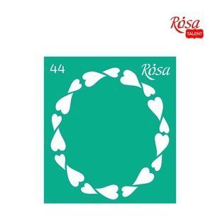 Багаторазовий самоклеючий трафарет ROSA TALENT №44 (3625144)