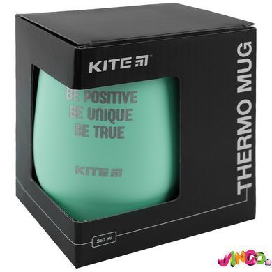 Термокружка Kite K22-378-02, 360 мл, бірюзова