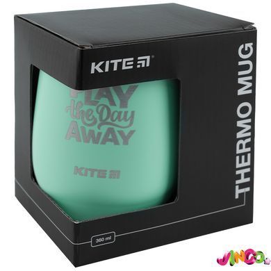 Термокружка Kite K22-378-02, 360 мл, бірюзова
