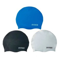 Intex Шапочка 55991 для плавання, силікон, 8 + років, 3 кольору, 20см