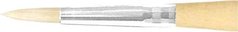 Пензлик "Roubloff", щетина, кругла, довга ручка, покрита лаком, 1612, №7