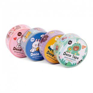 Стрічка паперова самоклеюча "Line Friends", 1,5cмх5м (742880)