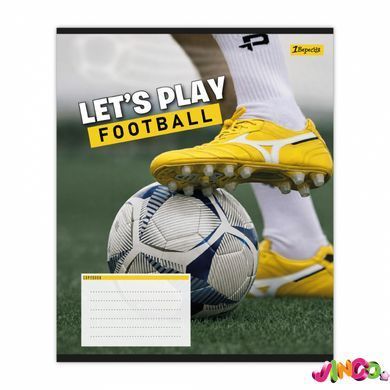 768752 Зошит учнівський 1В "Let's play football" А5 24 кл.