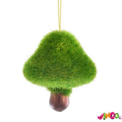 972910 Іграшка Yes! Fun новорічна "Лісовий гриб" d-5.5 см, зелений