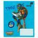 Зошит шкільний Kite Ninjia Turtles NT26-236, 18 аркушів, клітинка
