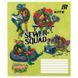 Зошит шкільний Kite Ninjia Turtles NT26-236, 18 аркушів, клітинка