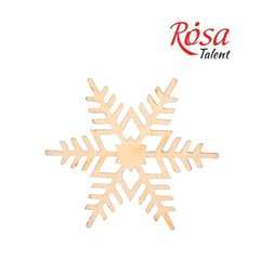 4801518 Заготовка Сніжинка 8, фанера, Д:8см, 4шт, ROSA Talent