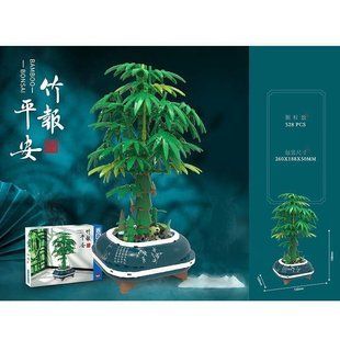 Конструктор 00389 &ldquo;Bamboo bonsai&rdquo;, 528 деталей, в коробці, 160261
