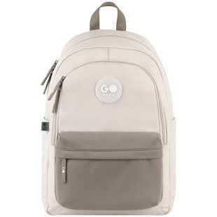Рюкзак GoPack Education Teens 141L бежевий, коричневий (GO26-141L-1)