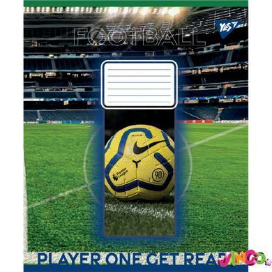 Зошит учнівський шкільний, А5 24 кл. Yes Football stadium (767747)