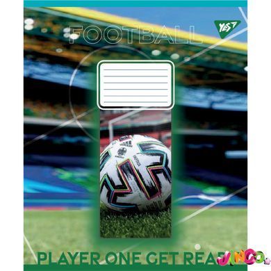 Зошит учнівський шкільний, А5 24 кл. Yes Football stadium (767747)