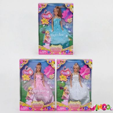 127292 Лялька "Defa" 8063 (36) "Чарівна принцеса", 3 види, у коробці
