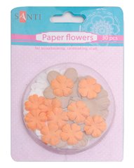Набір квітів паперових «Крафт кольору», 30 шт (952618)