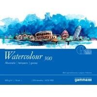 W3004256K10 Склеювання для акварелі GAMMA Watercolour 300г / м 10л (проклеєні по 4м сторонам) 42 x 5