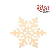 4801520 Заготовка Сніжинка 10, фанера, Д:8см, 4шт, ROSA Talent