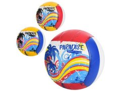 Мяч волейбольный EV-3369 (30шт) офиц.размер, ПУ, 260-280г, 3цвета, в кульке