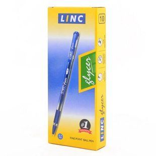 411801 Ручка кульк масл Glycer синя 0,7 мм LINC