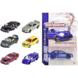 Машинка металева Majorette "Японська серiя", 7,5 см, 6 видiв, 3+, 205 1029