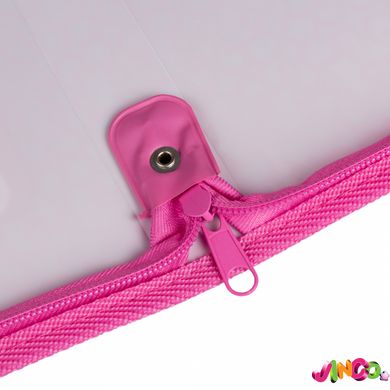 492240 Папка-портфель Yes FC на молнии с тканевыми ручками "Barbie" розовый