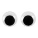 Глазки SANTI самоклеящиеся, черные, d-7мм, 50 шт. уп., 954631
