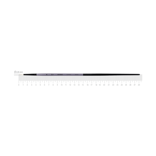 Пензель синтетика кругла загострена INTENSE 1668SR №0 довга ручка ROSA