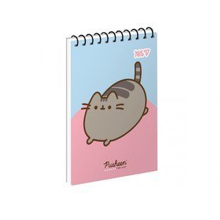Зошит для записів Yes А7/80 од.спіраль "Pusheen: Cozy Days" ВДЛ