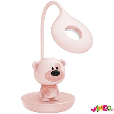 Настільна лампа LED з акумулятором Bear, рожевий