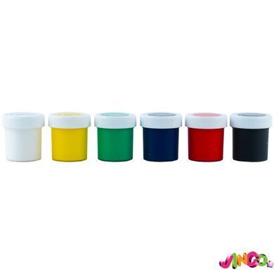 Гуаш 6 кольорів, 20 мл Kite Classic (K-062)