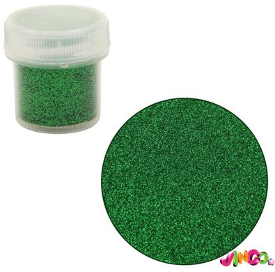 Сухі блискітки, Зелені, JJCD02, 7г, 0,2 мм (890920006)