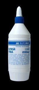 Клей ПВА Buromax JOBMAX 200 мл ковпачок-дозатор (BM.4853)