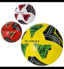 Мяч футбольный EV-3356 (30шт) размер 5, ПВХ 1,8мм, 300г, 3цвета, в кульке